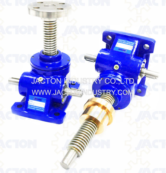 Worm Gear Screw Jacks require lubrication to operate efficiently Worm