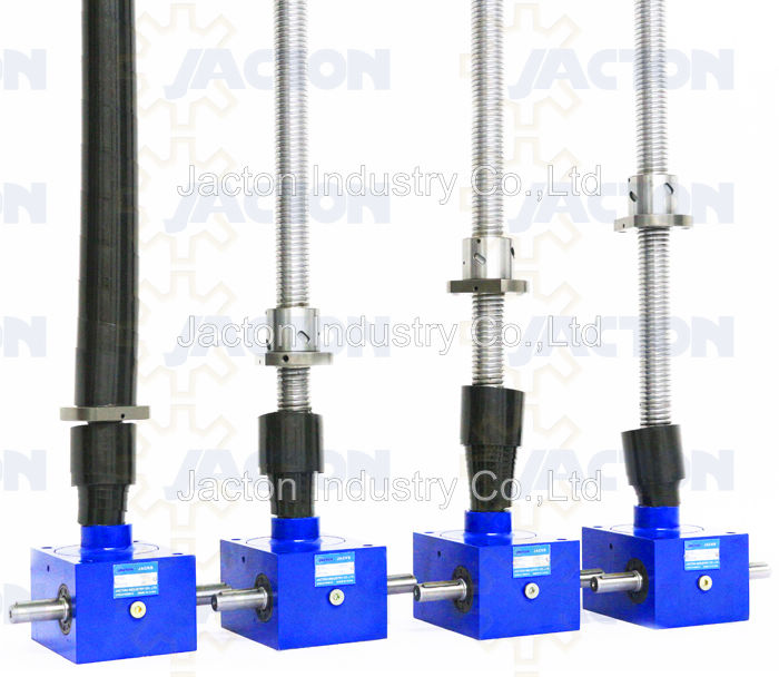 50 kN Capacity Higher Lifting Speeds Screw Jacks with Ball Screws