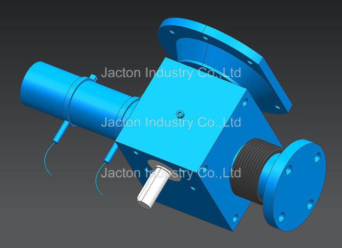 JTC100 Inverted Screw Jack 100mm 100 B5 Motor Flange 3D CAD Models