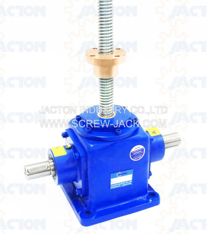 JTS100 Bevel Gear Jack,100 kN fastest bevel gear screw jacks,100KN high