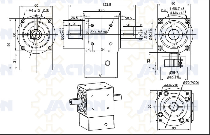 Gearless  Right Angle drive #90degree #motion #power #solidworks