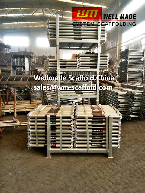 ringlock scaffolding parts horizontal parts  - pin lock scaffold components -construction  ring  modular system scaffold - concrete formwork support - www.wm-scaffold.com Welmade scaffold China 