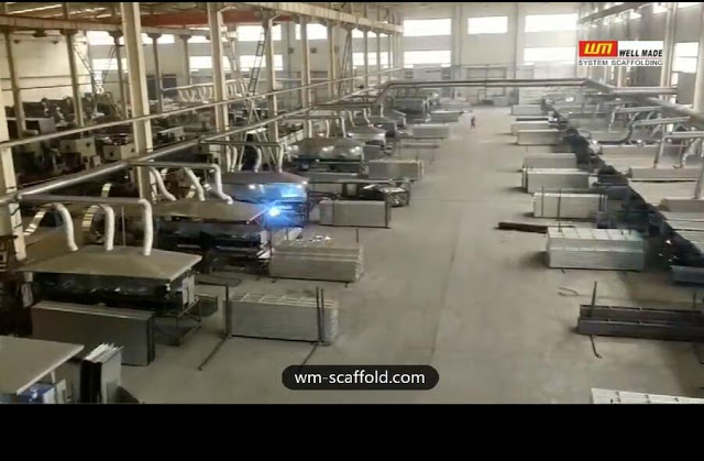 scaffold boards welding table with environment protection machinery from wellmade scaffold workshop china 